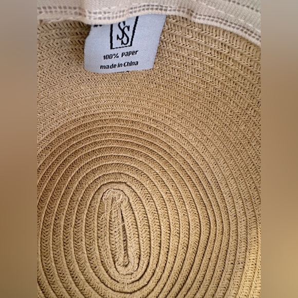 NWT Something special oversize wide brim beach hat